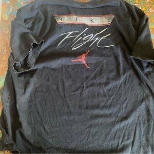Nike Air Jordan Men's Black Graphic T-Shirt Size 3XL
